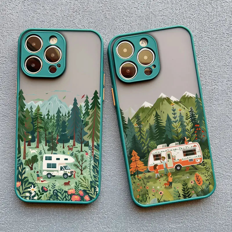 Van Life Forest Landscape Phone Case (for iPhone)