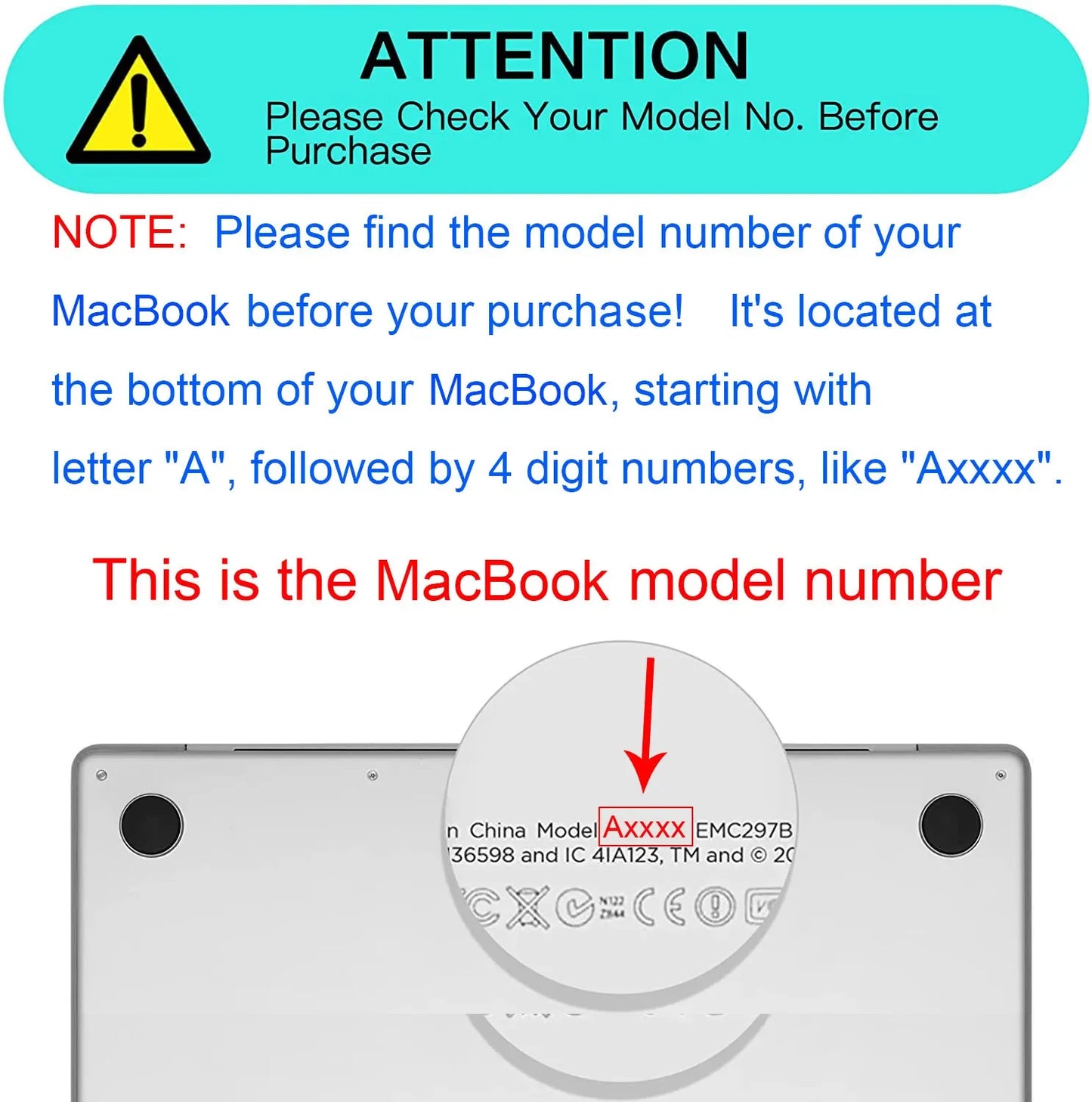 Hardshell Laptop Protector Case (for Macbook)