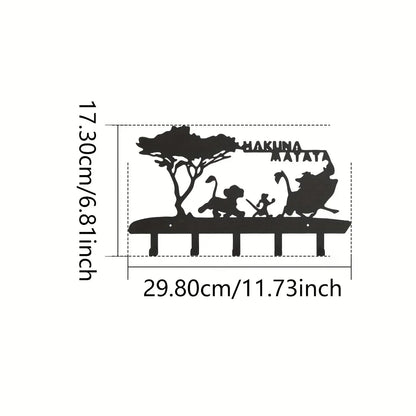 Wall-Mounted Key Holder - Hakuna Matata