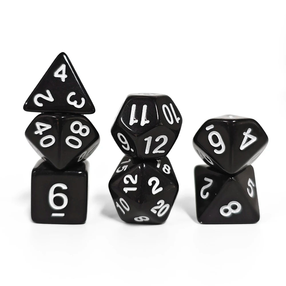 Colourful Resin Dice Set – 26 Designs for D&D and RPGs