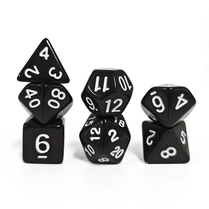 Colourful Resin Dice Set – 26 Designs for D&D and RPGs