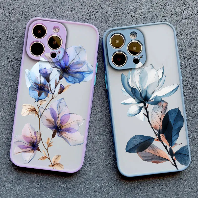 Floral Ink Wash Phone Case (for iPhone)