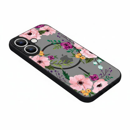 Magnetic Peony Flower Phone Case (for iPhone)