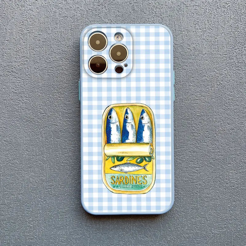 Sardines Funny Colourful Phone Case (for iPhone)