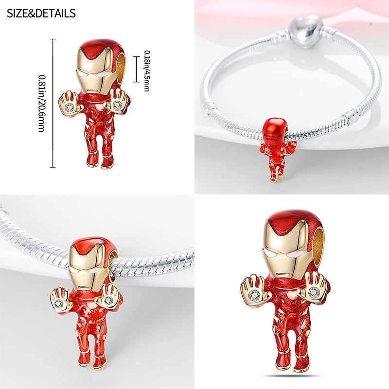 Bracelet Charms of Superhero Favourites