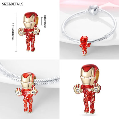 Bracelet Charms of Superhero Favourites