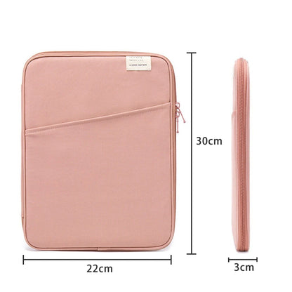 Plain Colour Tablet Travel Case 11-13inch