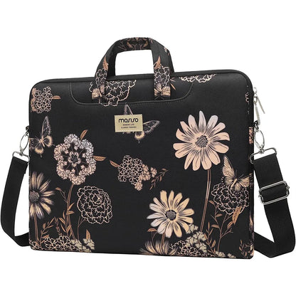 MOSISO Printed Laptop Shoulder Bag – 13–17.3 Inch