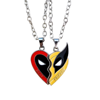 Best Friends Necklace Set of Deadpool & Wolverine