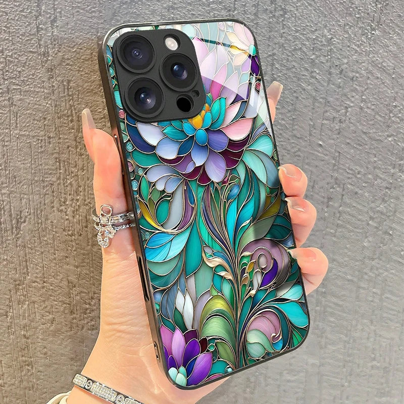 Colourful Stained Glass iPhone Case