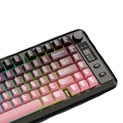 Freewolf M75 Wireless Keyboard with Screen