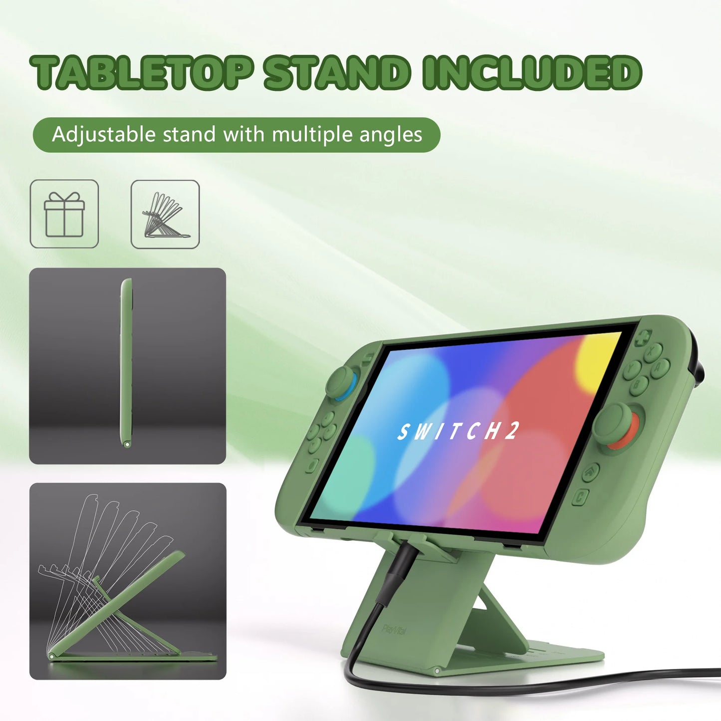 PlayVital Solid Color Protective Case for Nintendo Switch 2