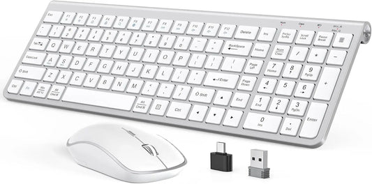 Ergonomic Wireless Keyboard and Mouse Set
