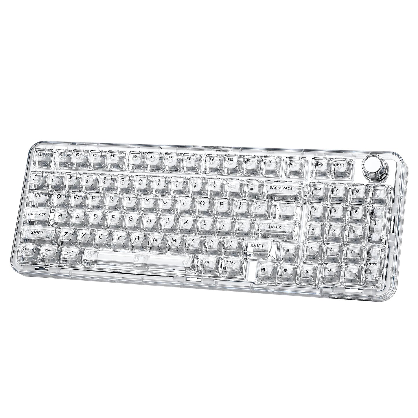 YUNZII X98 White Transparent Mechanical Gaming Keyboard