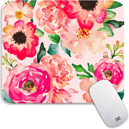 Floral Blooms Non-Slip Mouse Pad