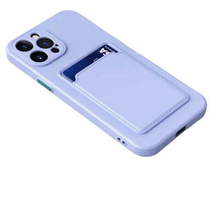 Luxury Soft Silicone Wallet Phone Case (for iPhone)