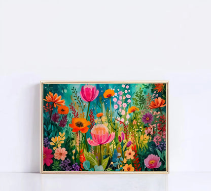 Abstract Nature Colourful Canvas Wall Art