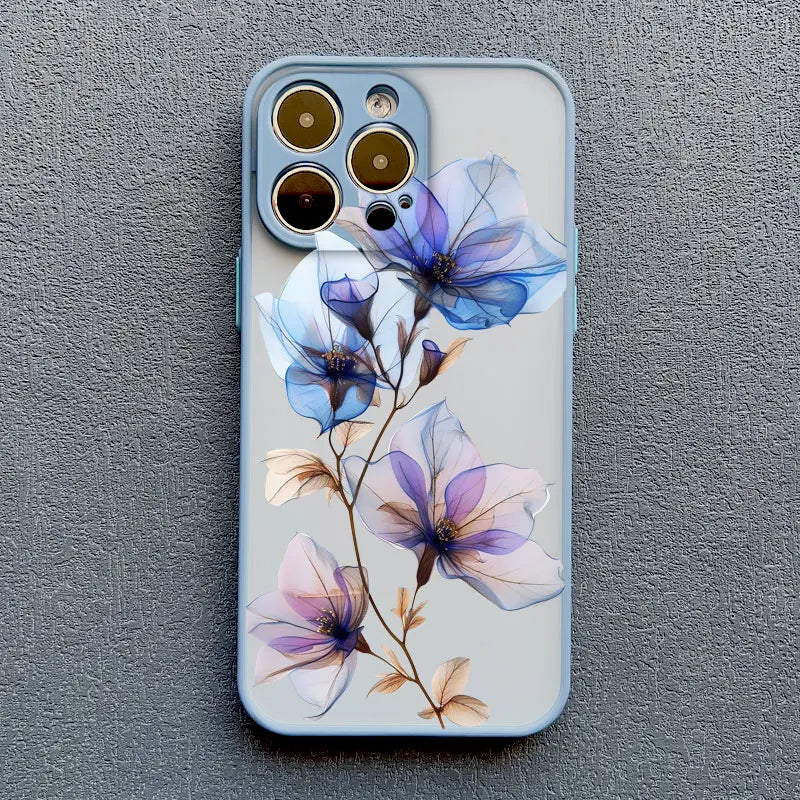 Floral Ink Wash Phone Case (for iPhone)