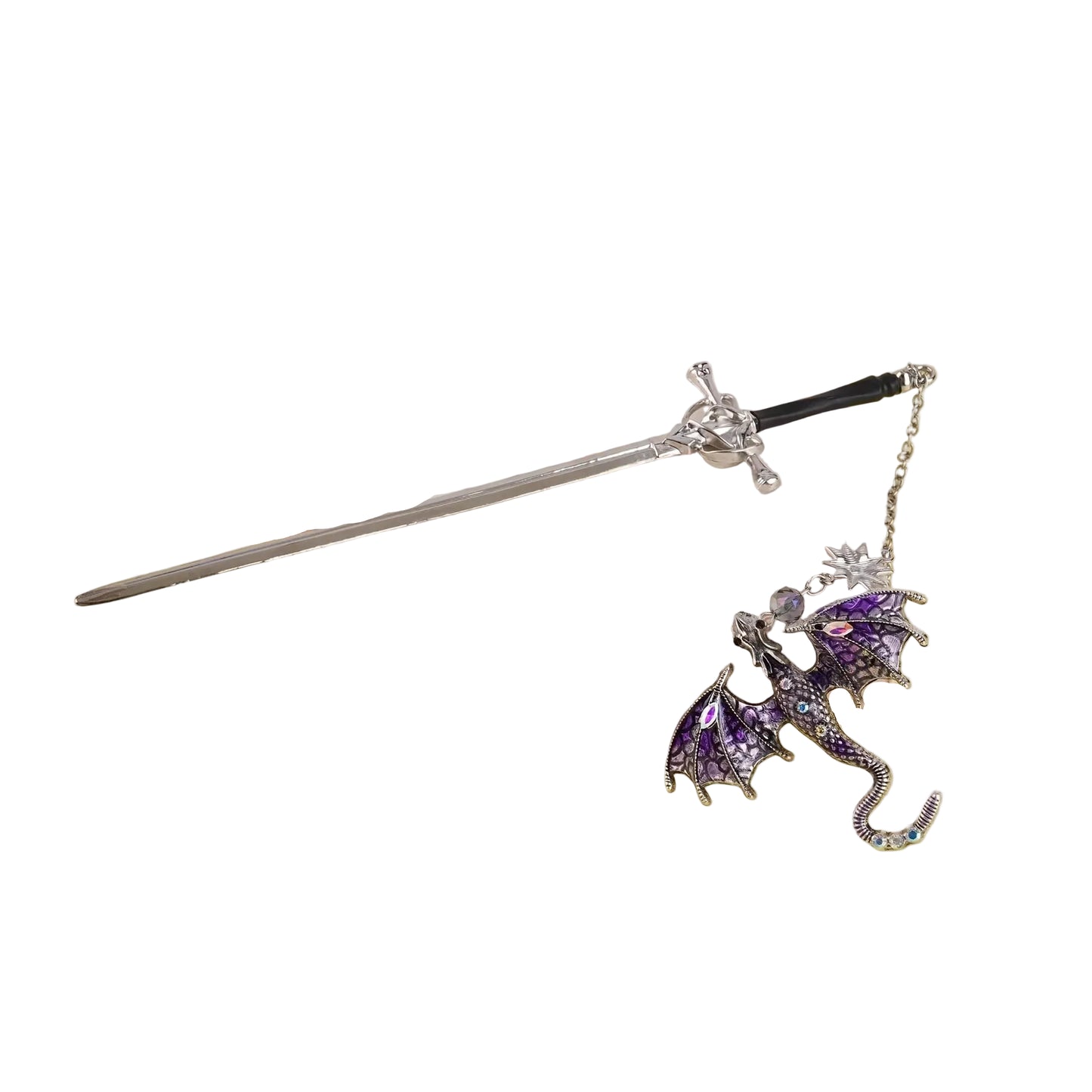 Sword & Dragon Metal Bookmark 1pc