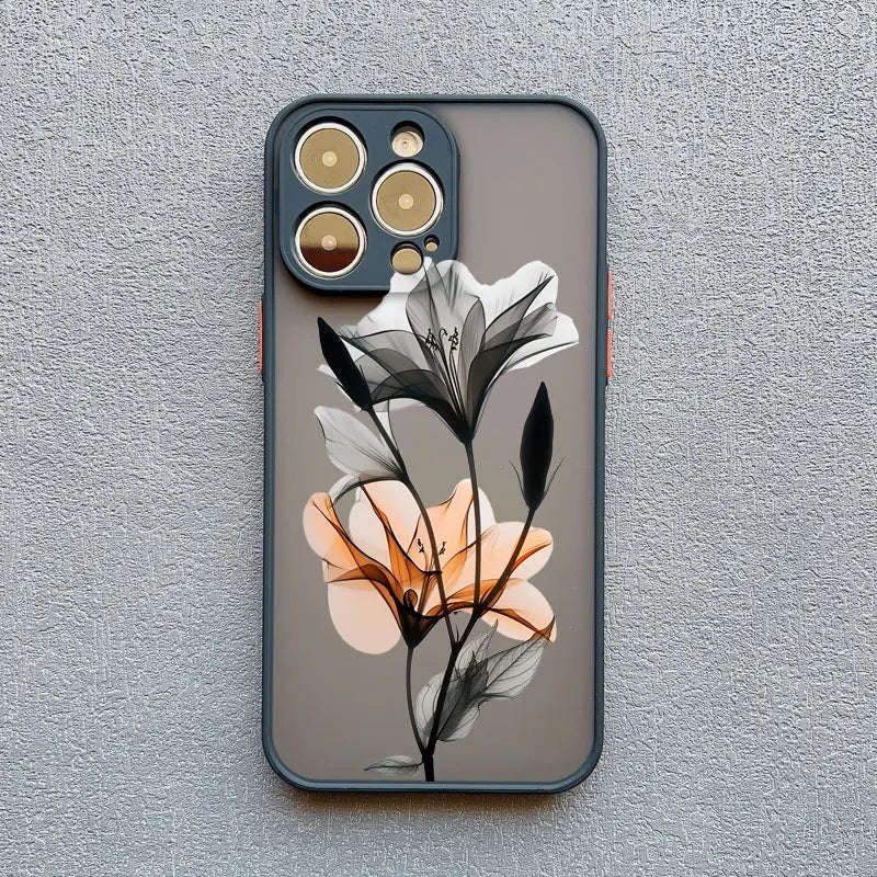 Floral Ink Wash Phone Case (for iPhone)