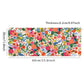 Large Colourful Floral Desk Mat