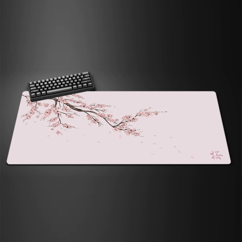 Sakura Cherry Blossom Gaming Computer Mat