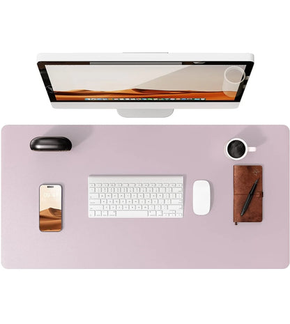 Large Colourful PU Leather Office Desk Mat