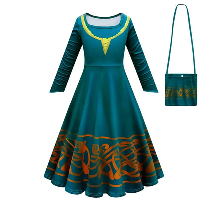 Kids Dress-up Costume of Merida from Brave