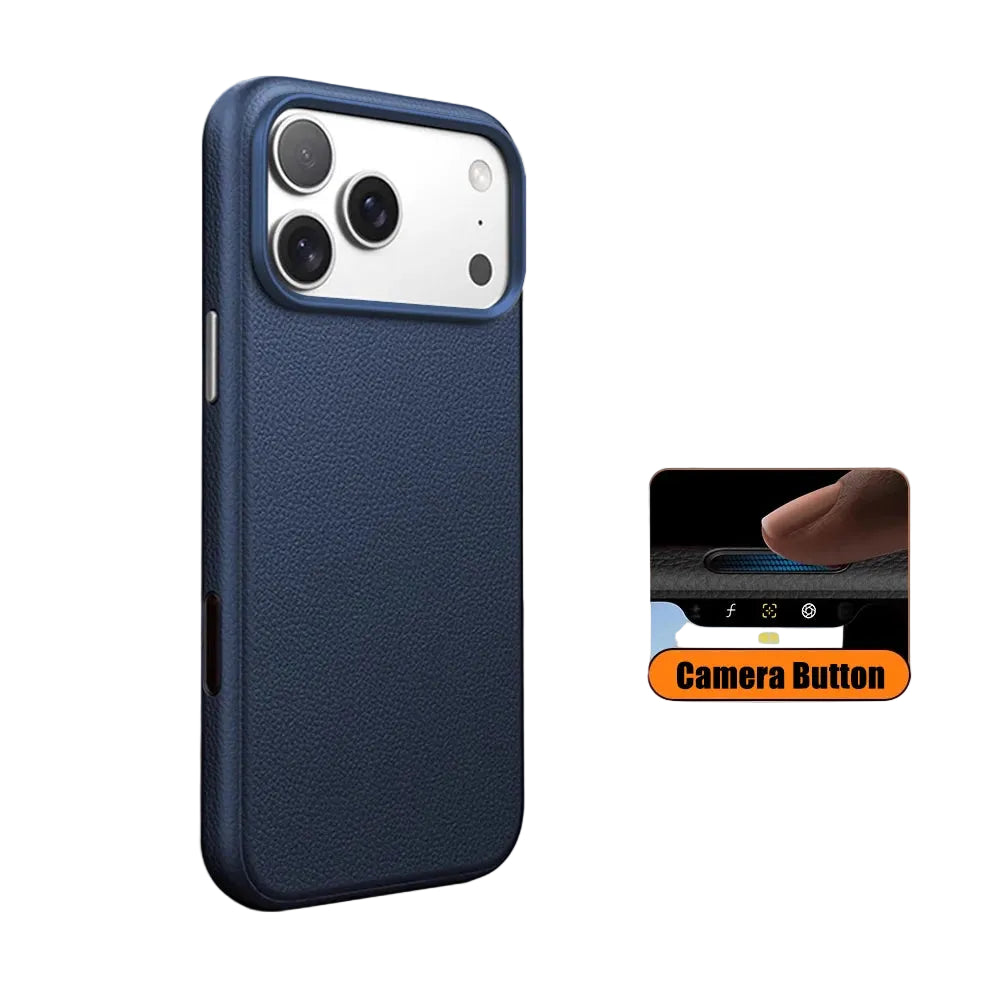 Luxury PU Leather Magnetic Case (for iPhone)