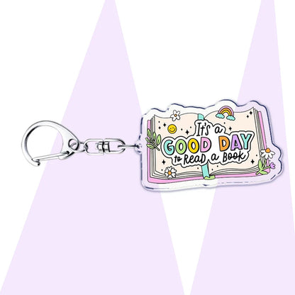 Book Lover Acrylic Keychains