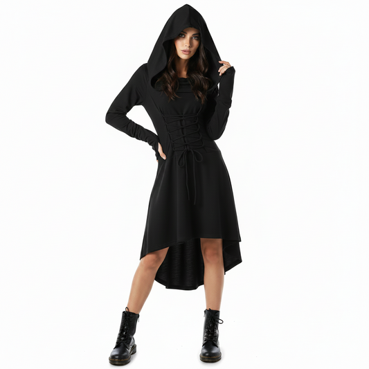 Medieval Mysterious Women's Costume Cloak