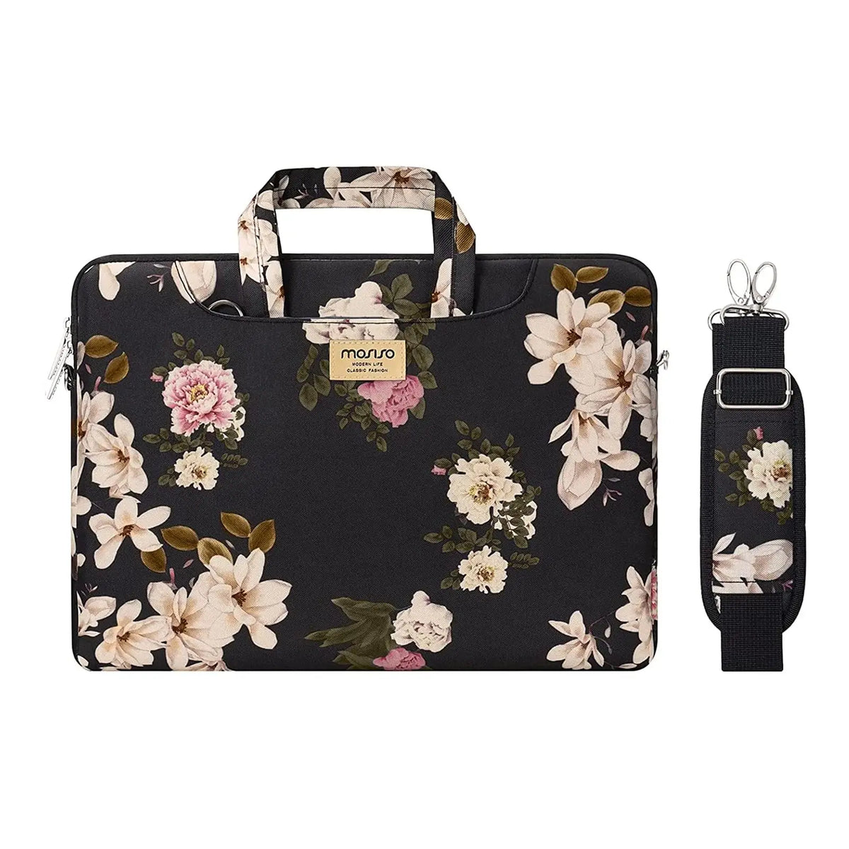 MOSISO Printed Laptop Shoulder Bag – 13–17.3 Inch