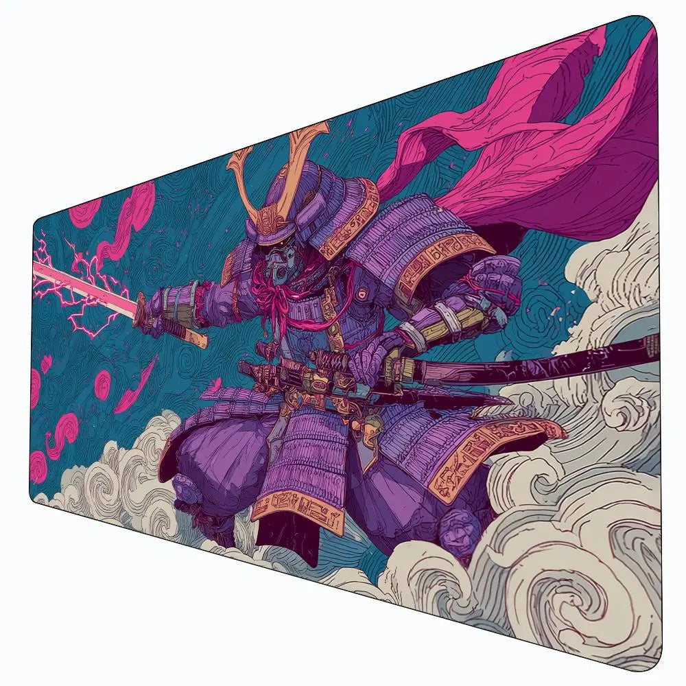 Colourful Samurai Art MTG  Desk Mat