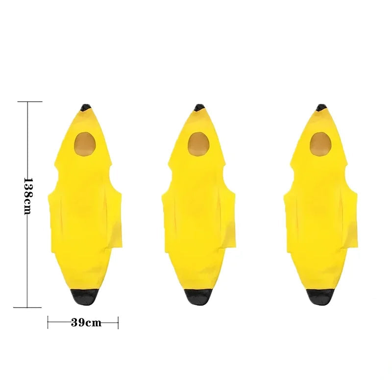 Kids & Adult Banana Funny Costume