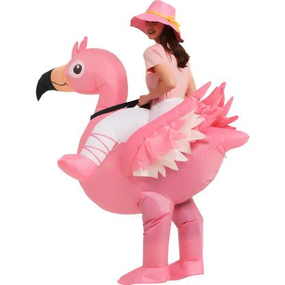 Kids & Adults Costume of Inflatable Flamingo
