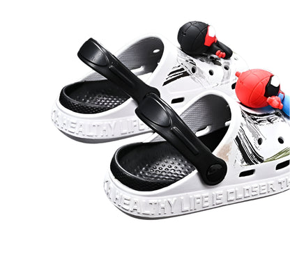 Kids Anti-Slip Slide Shoes with 3D Spiderman