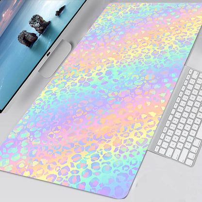 Colourful Marble Keyboard and Mouse Mats