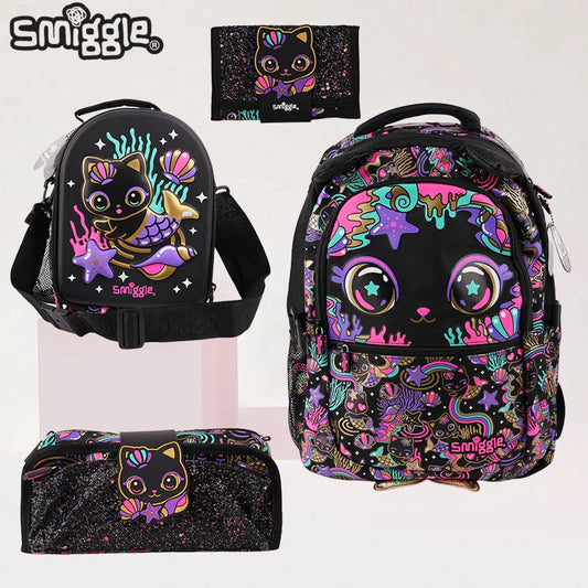 Smiggle Mermaid Cat School Backpack and Bags