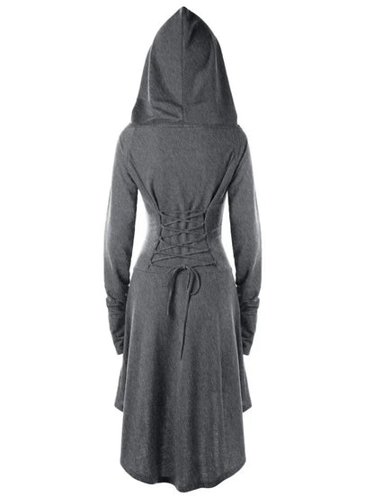 Medieval Mysterious Women's Costume Cloak