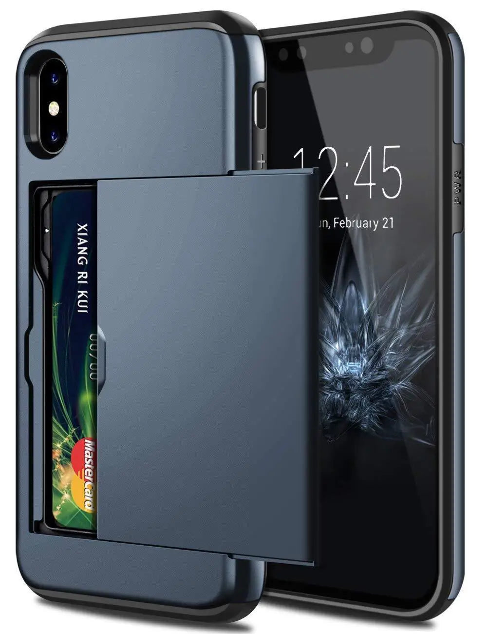 Heavy Duty Phone Case with Card Slot (for iPhone)