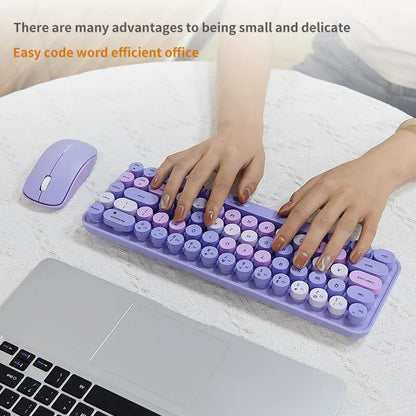 MOFII Compact Wireless Keyboard and Mouse Set