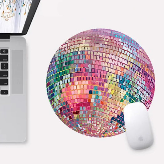 Disco Ball Rubber Mouse Pad