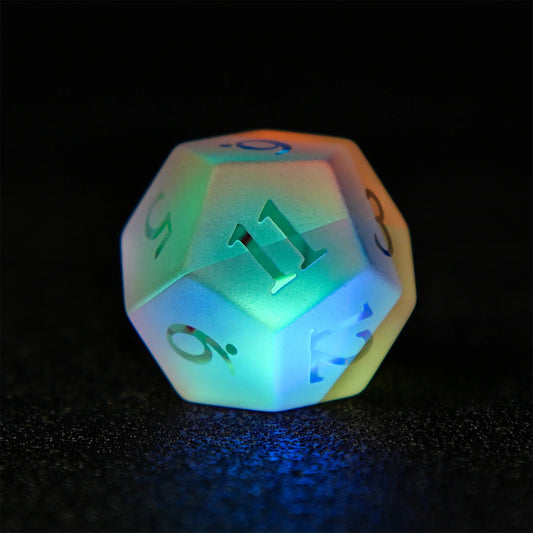 Frosted Rainbow DND Dice Set