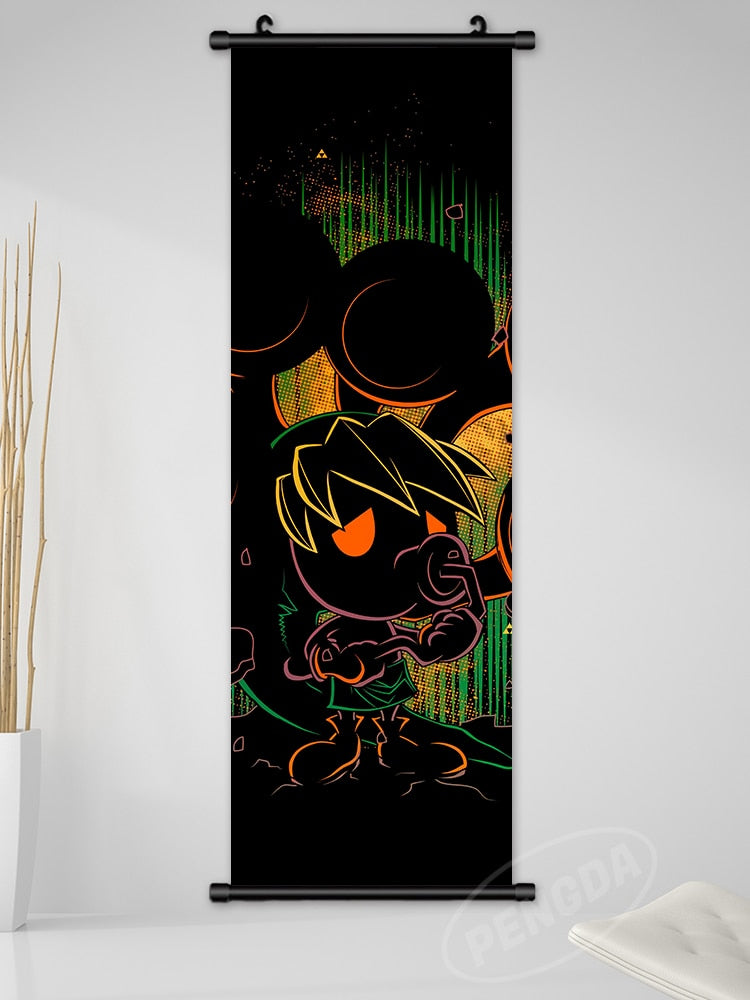 The Legend Of Zelda Dark Poster Scroll Wall Art