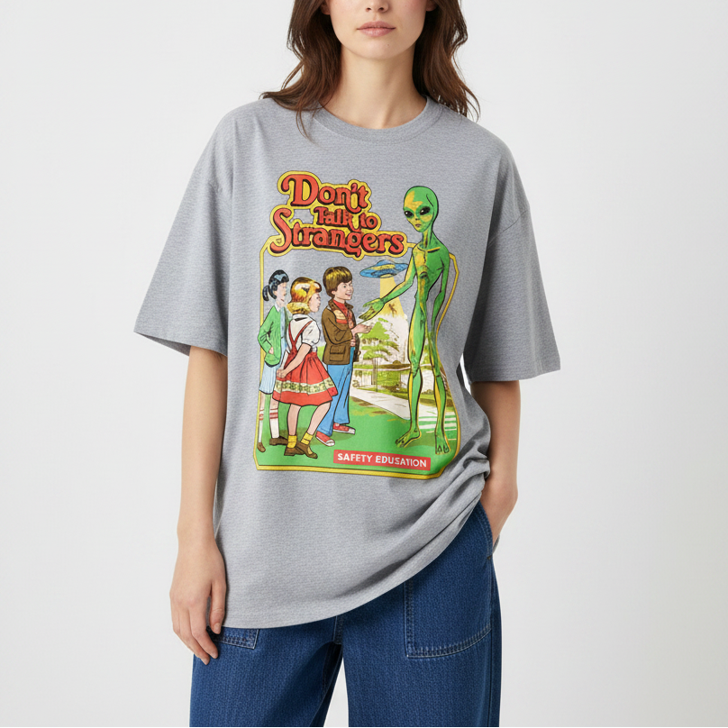 Don't Talk to Strangers Women's Graphic Tee