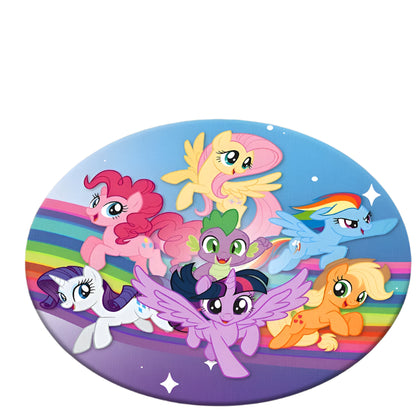 Kids Round Room Rug with My Little Pony Print