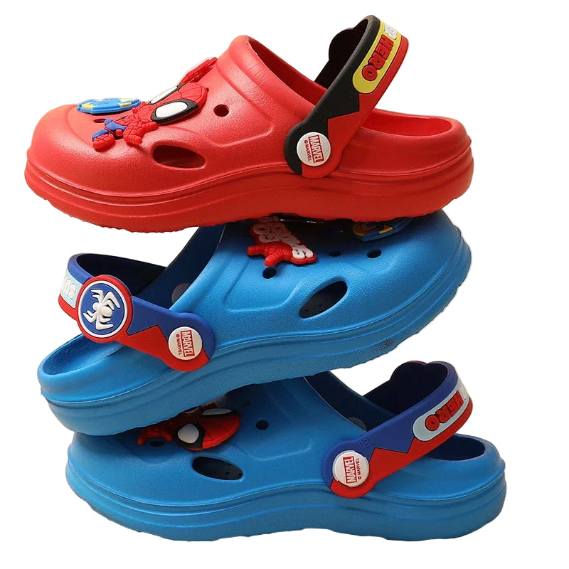 Lightweight Kids Mule Shoes with Spiderman