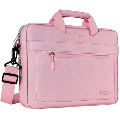 Mosiso Solid Colour Office Laptop Shoulder Bag