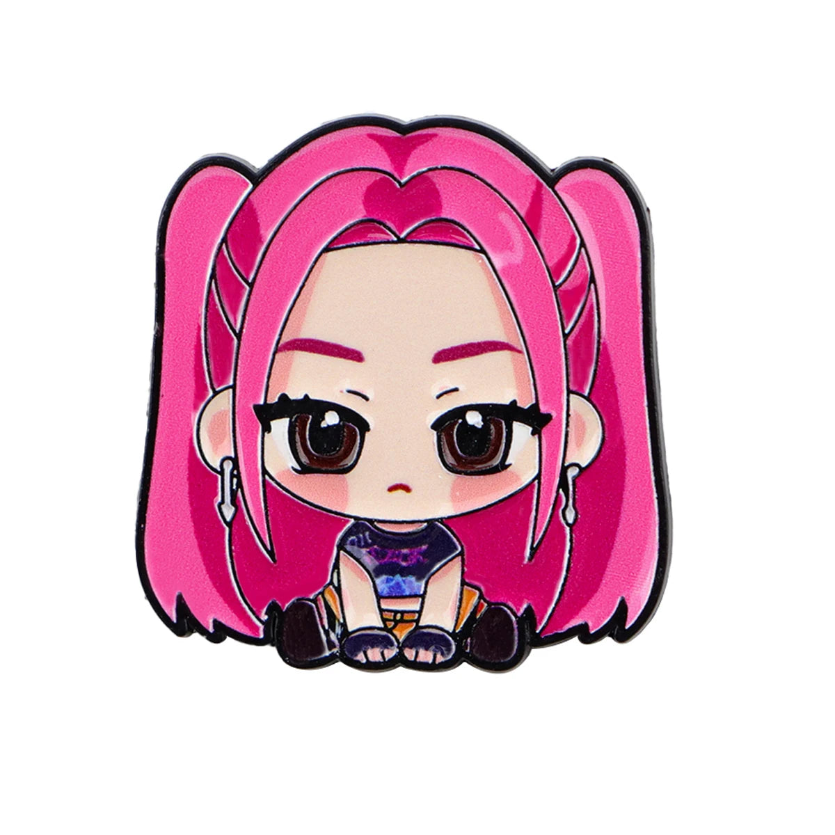 Enamel Pins of Kawaii Huntrix