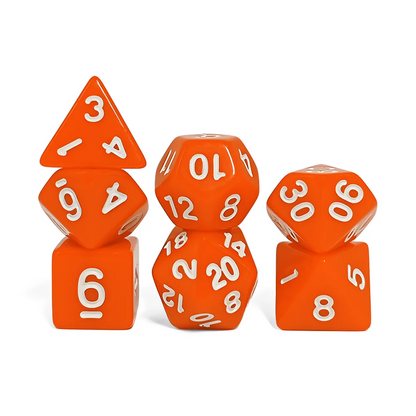 Colourful Resin Dice Set – 26 Designs for D&D and RPGs